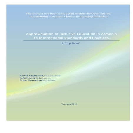 Policy brief_Inclusive Education_AAnapiosyan
