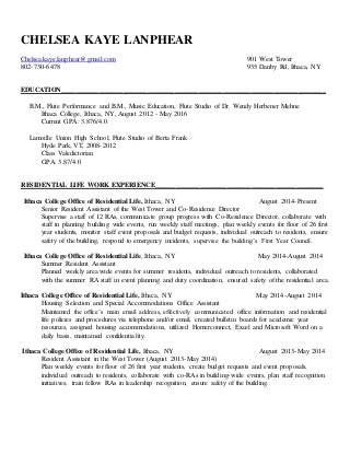 residence life resume choice image resume format examples 2018