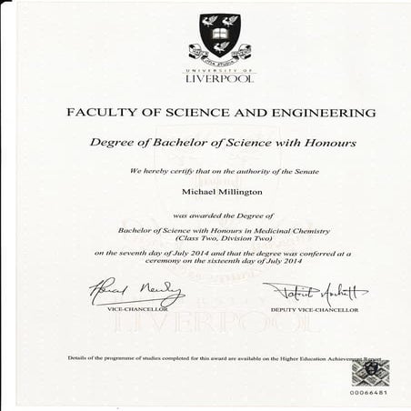 Award Of Degree Undergraduate