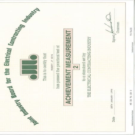 AM2 certificate (1994)