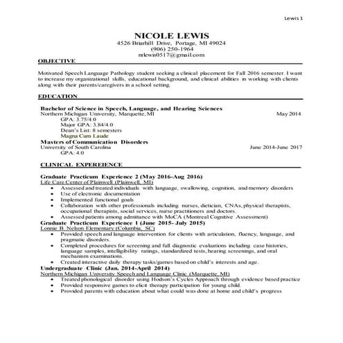 CF Resume- Updated | PDF