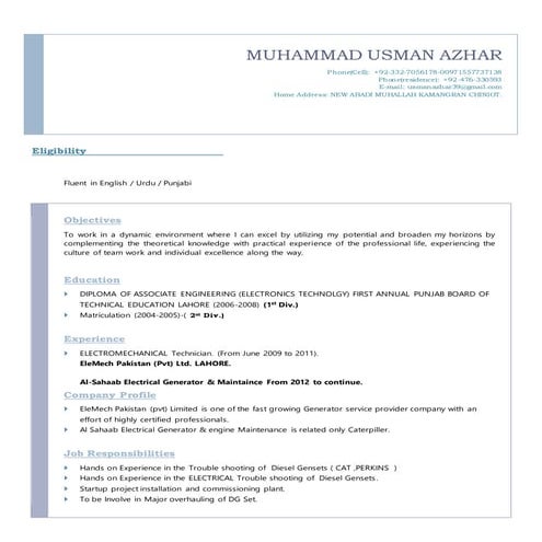 SREEJITH [CV] -2016 | DOCX