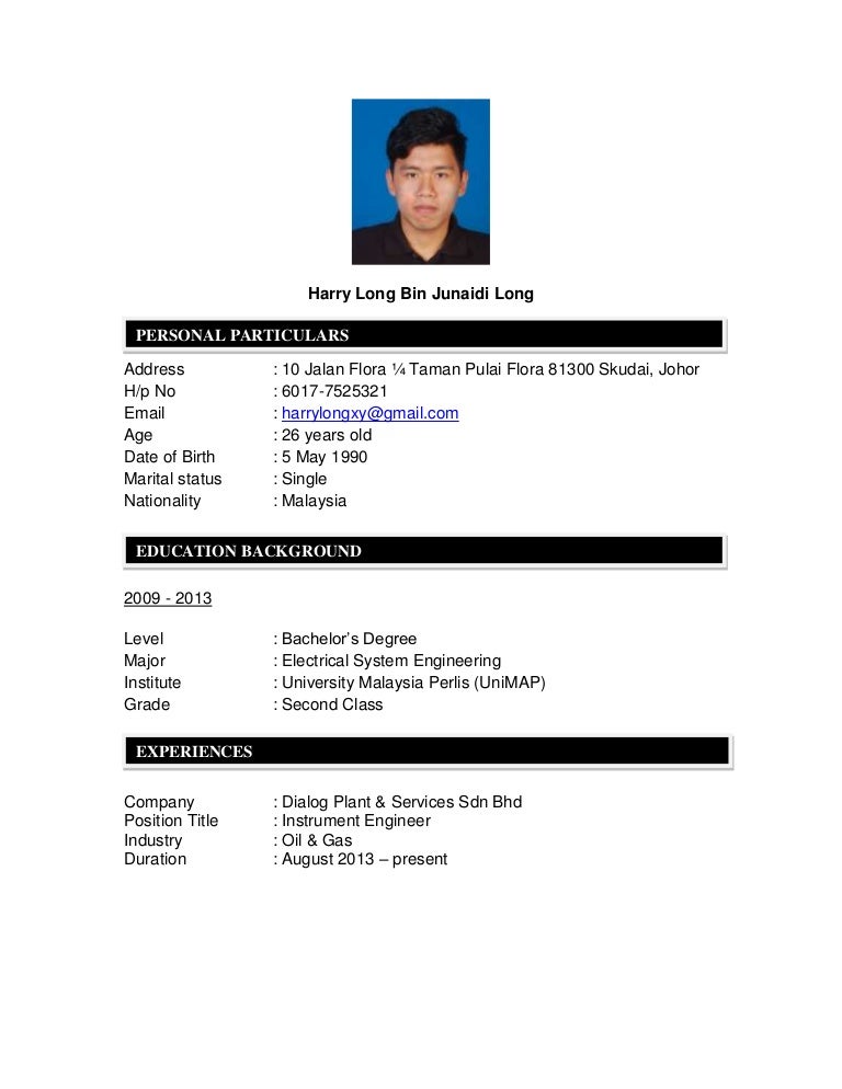 Hl Resume