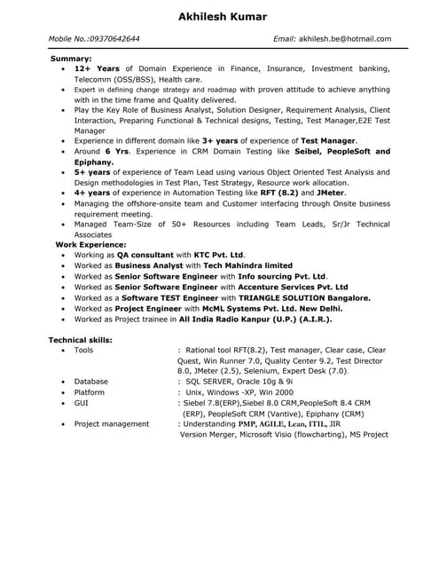 Akhilesh Kumar_ Resume