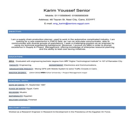 Karim Youssef Senior CV