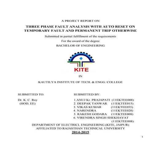 final year project report