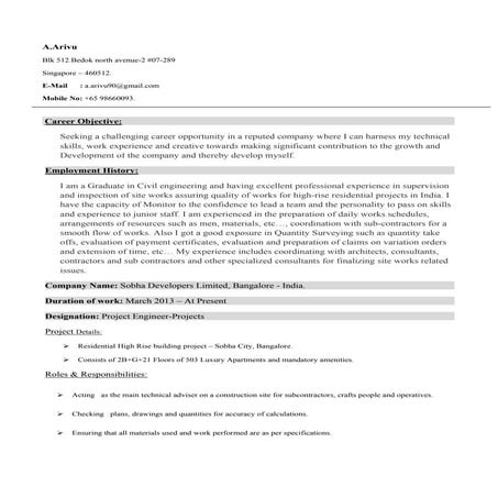 Vinod cv offshore | DOC