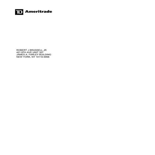 Mr. RJB, Jr.'s TD Ameritrade statements - March 2015 (06-18-2015)