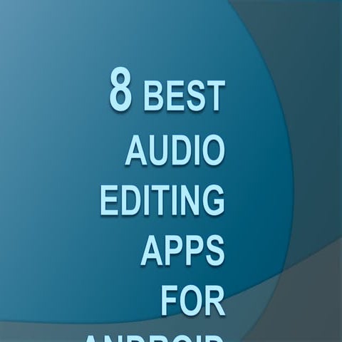 8 best audio editing