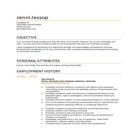 Jennifer Sonnek Resume | DOCX