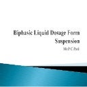 8 biphasic liquid doasge form suspension