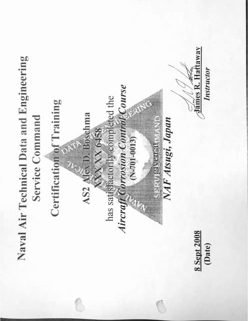 Aircraft Corrosion Cor