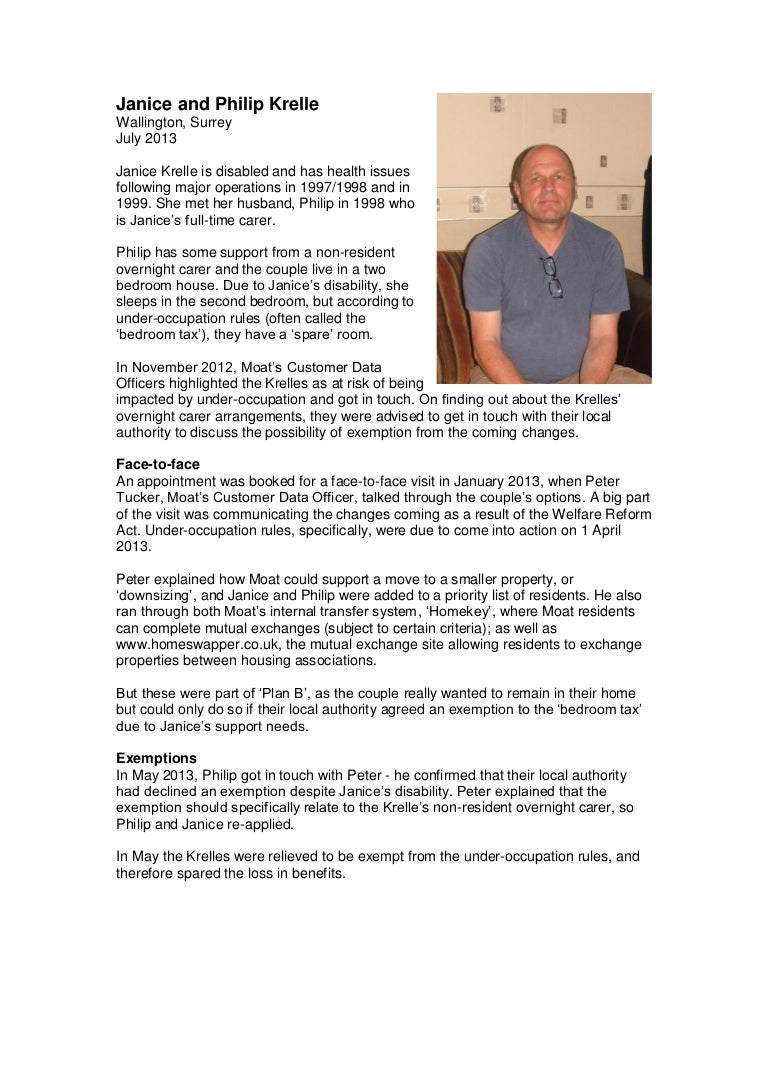 Welfare Reform Case Study