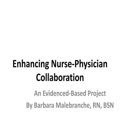 Enhancing Nurse-Physician Collaboration-V 2 - plain