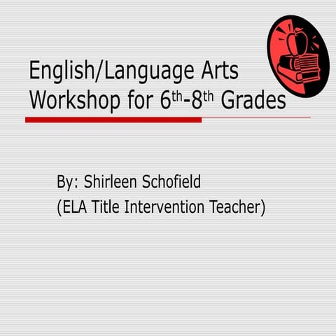 ELA workshop