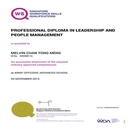 Professional Diploma in Leadership and People Management