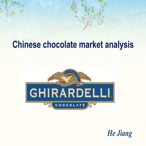 Chinese Chocolate Market Research