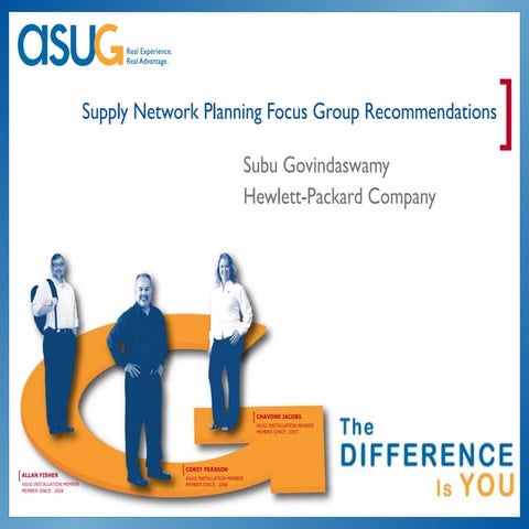 ASUG SNC Planning Focus Group Presentation v4-1511