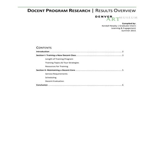 DAM_DocentProgramResearchResults | PDF