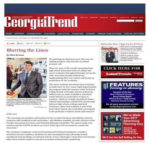 Blurring the Lines - Georgia Trend