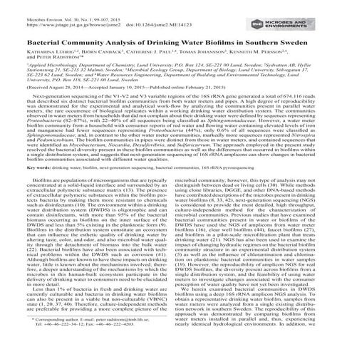 Legionellen Lund Universität