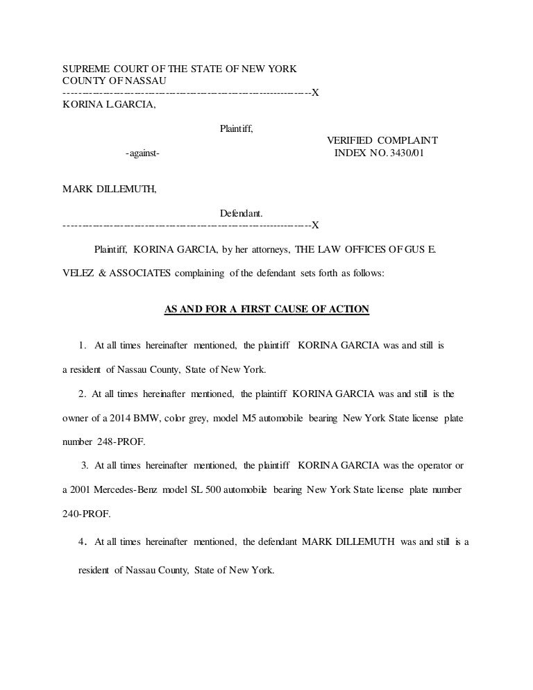 4 14 verified complaint