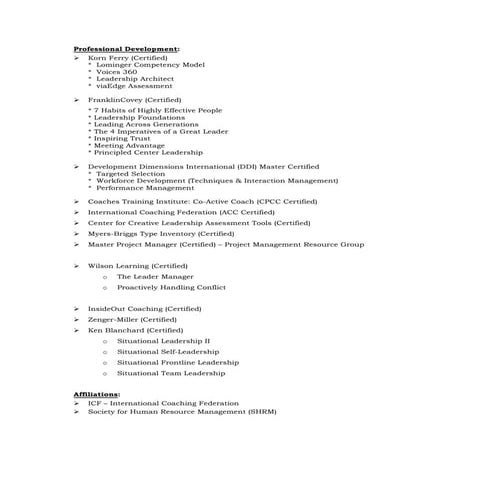 Professional Development | PDF