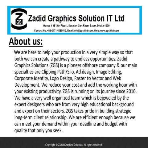 Welcome to ZGSITLTD