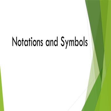 Notations scientific for grade 6 onwards