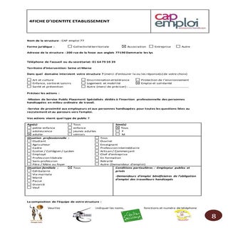 8 cap emploi