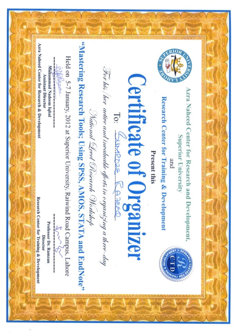 Certificate of Organizer Certificate of Organizer