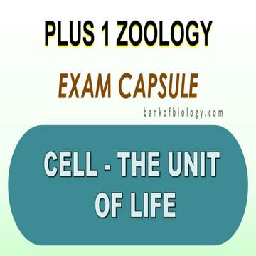 8 Cell the unit of life - EXAM CAPSULE PDF slides.pptx