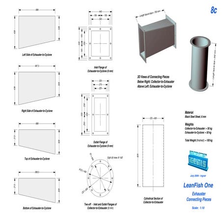 8c exhauster connections