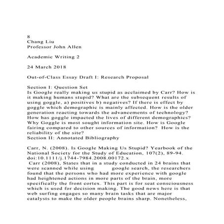 8Chang LiuProfessor John AllenAcademic Writing 224 M.docx