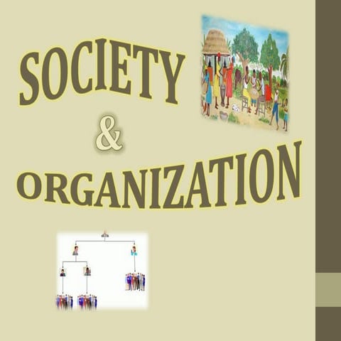 Organization and Society