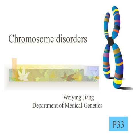 8 Chromosome Disorder