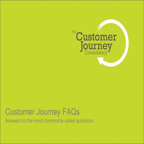 Customer Journey FAQs - answers to the most common customer journey questions - 