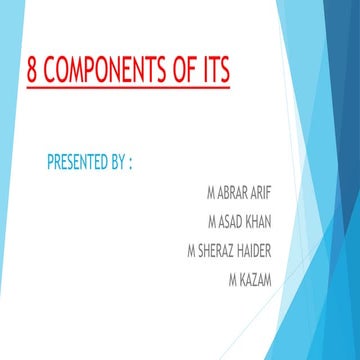 8 components of ITS | PPT