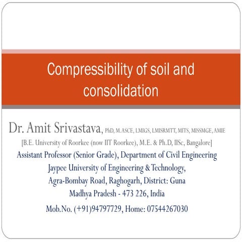 8 compressibility and consolidation
