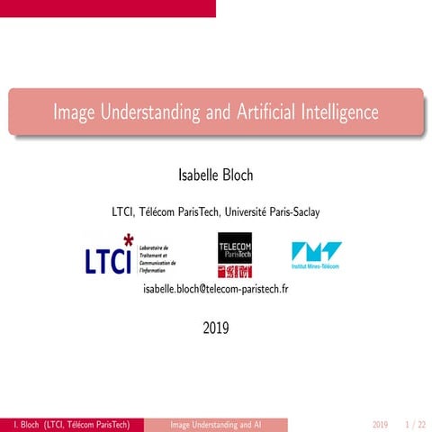 Image understanding and artificial intelligence
