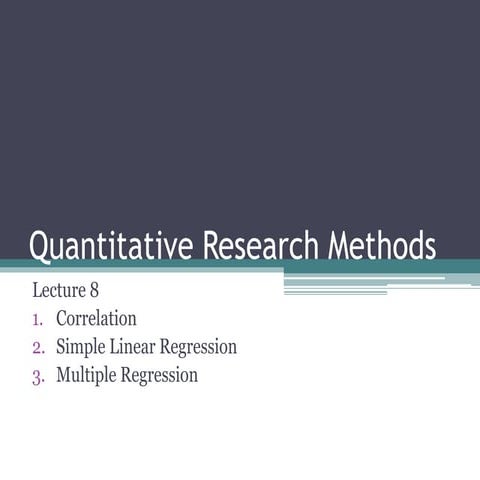 8 correlation regression 