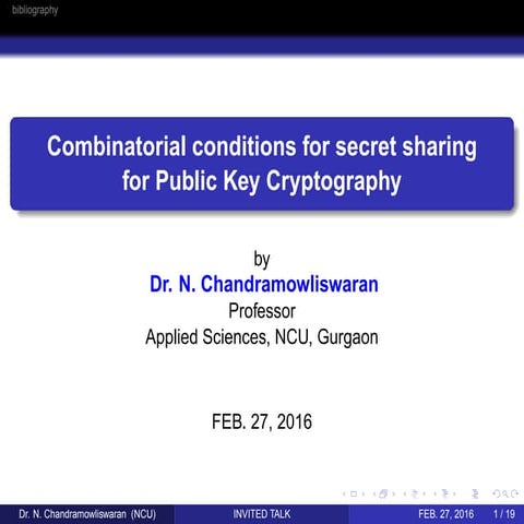 NCM Latin squares talk