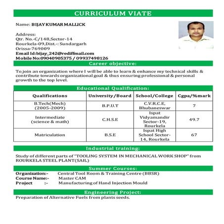 Bijay CV Dt-26-11-16