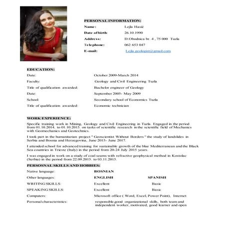 English CV | PDF