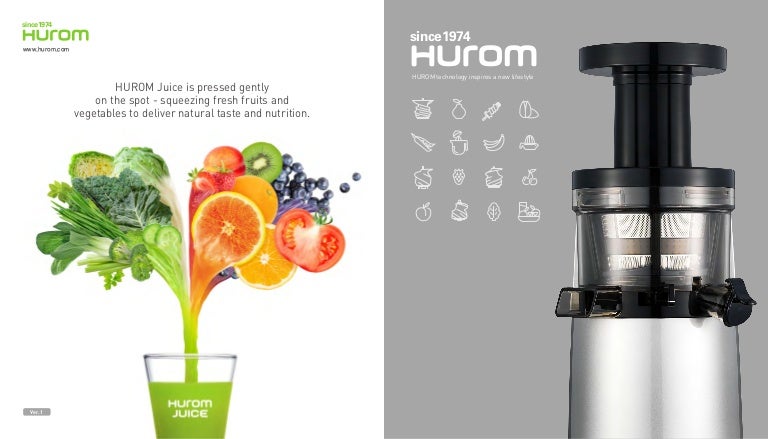 Hurom HW PRO SBE18 Extractor profesional - Hurom Juicer - exprimidor de  zumo Hurom HW