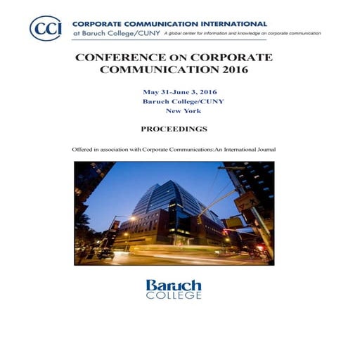 Proceedings_CCI Conference on Corporate Communication 2016-June 6