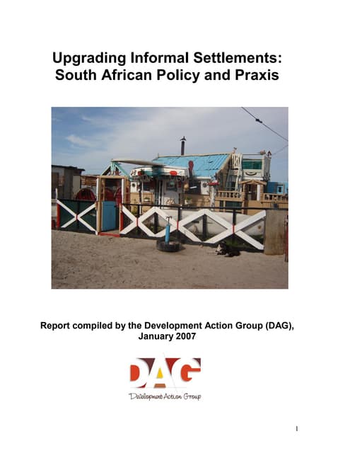2007_Report_Upgrading_Informal_Settlements__-_SA_Policy_and_Praxis