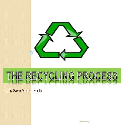 The Recycling Process - Agir | PPTX