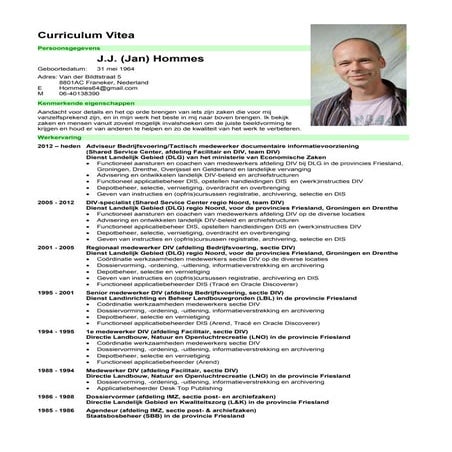 Curriculum Vitea - 20150518