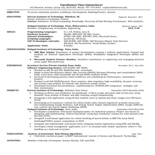 Vipulkumar V. Uplanchwar-Resume-Developer